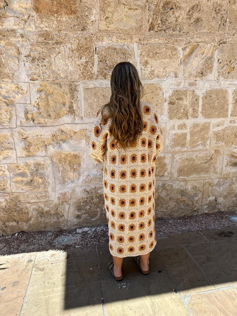 Naked Gypsy ARLO SUNFLOWER CROCHET CARDIGAN