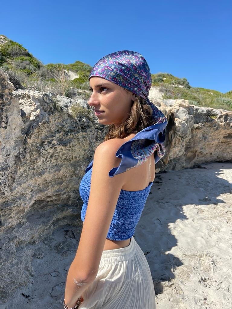 Naked Gypsy BOHO SILK SCARF - MIX PRINT