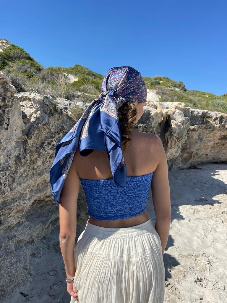 Naked Gypsy BOHO SILK SCARF - MIX PRINT