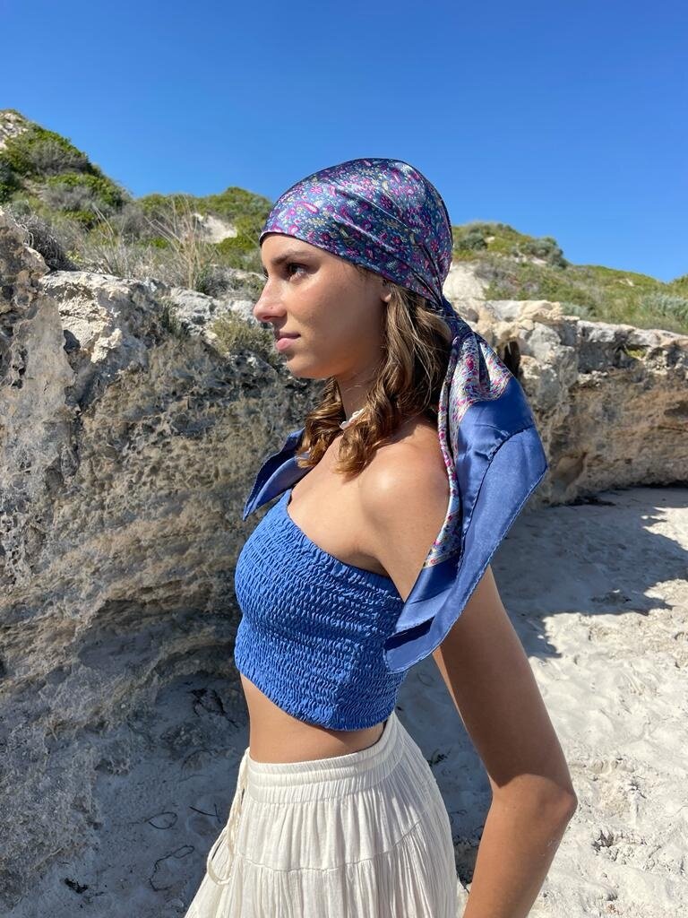 Naked Gypsy BOHO SILK SCARF - MIX PRINT