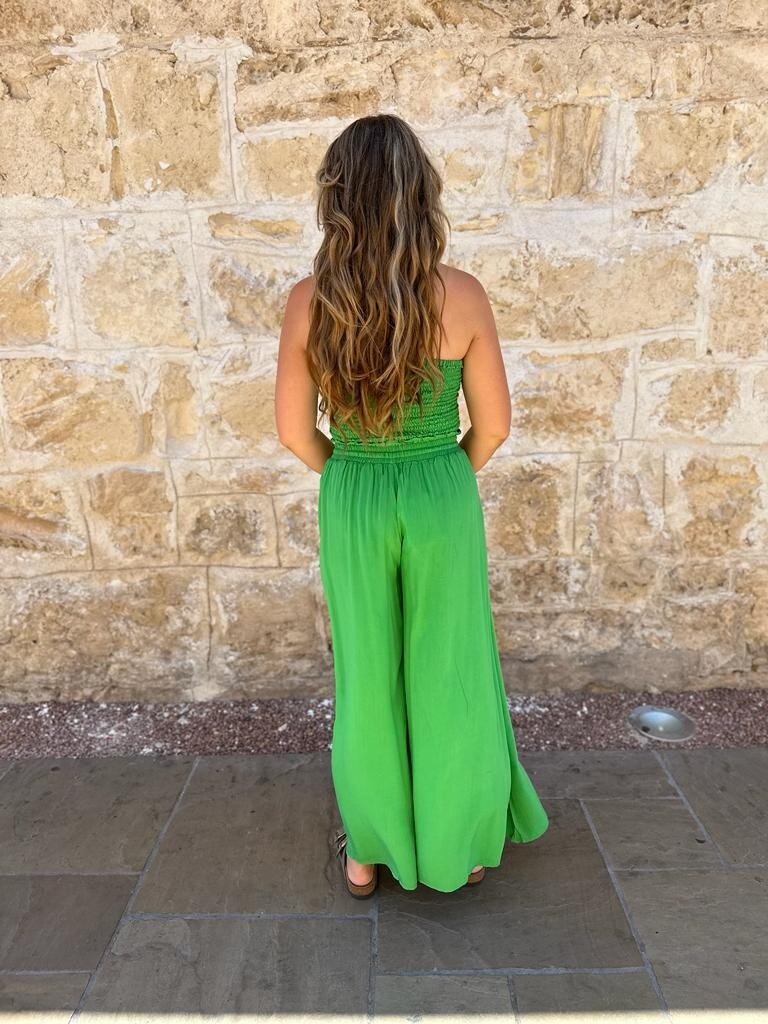 Naked Gypsy TIA WIDE LEG PARAKEET PANTS