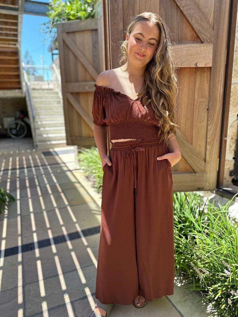 Naked Gypsy TIA WIDE LEG COCO PANTS