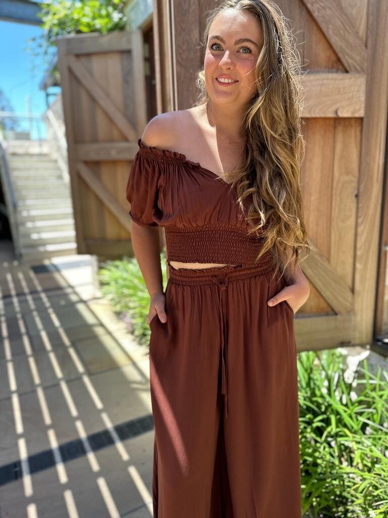 Naked Gypsy TIA WIDE LEG COCO PANTS
