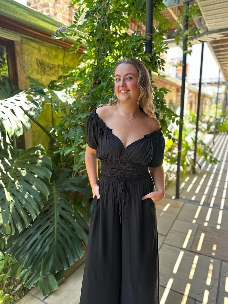 Naked Gypsy TIA WIDE LEG BLACK PANTS