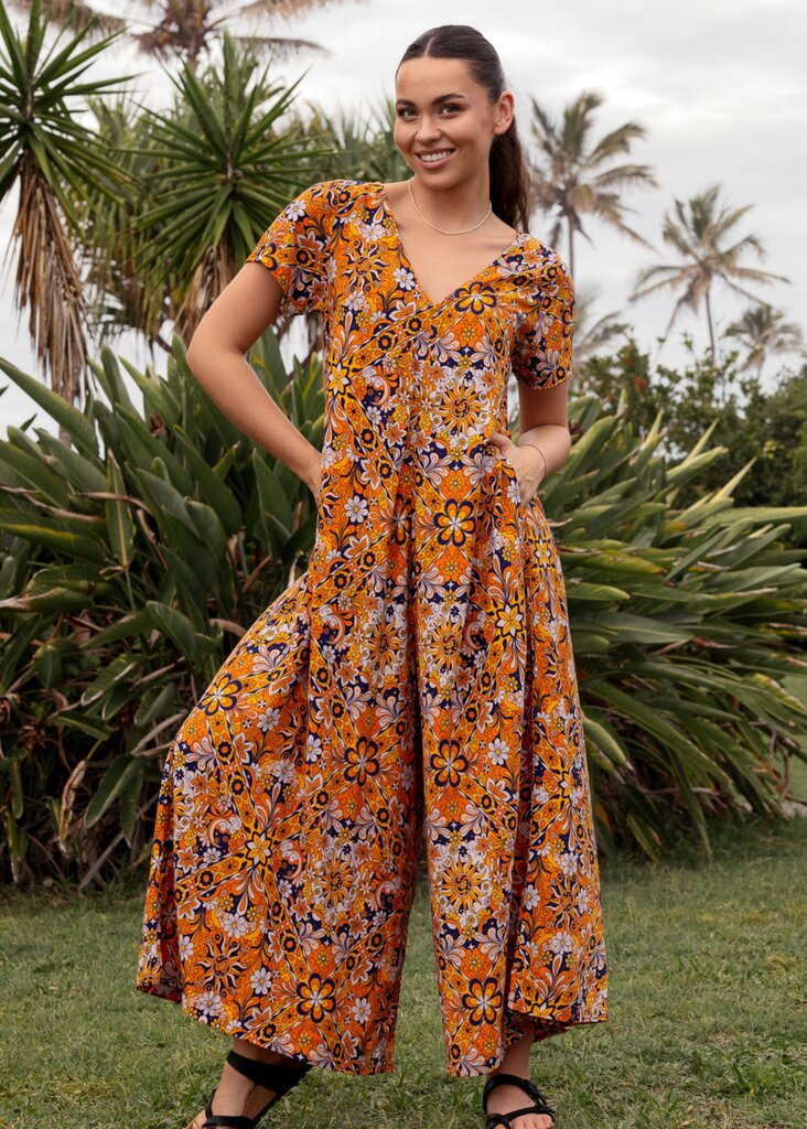 HARLOW GOLDEN ECLIPSE JUMPSUIT