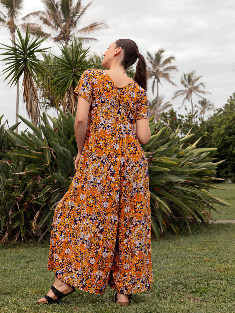 Honey & Stone Co HARLOW GOLDEN ECLIPSE JUMPSUIT