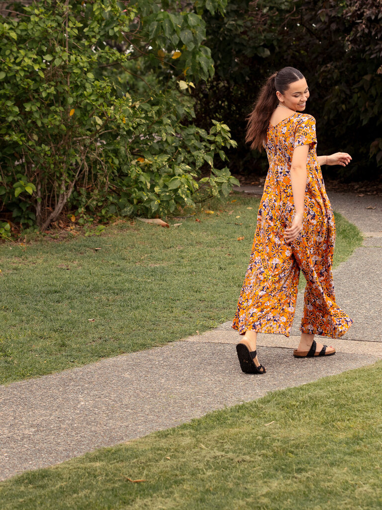 Honey & Stone Co HARLOW GOLDEN ECLIPSE JUMPSUIT