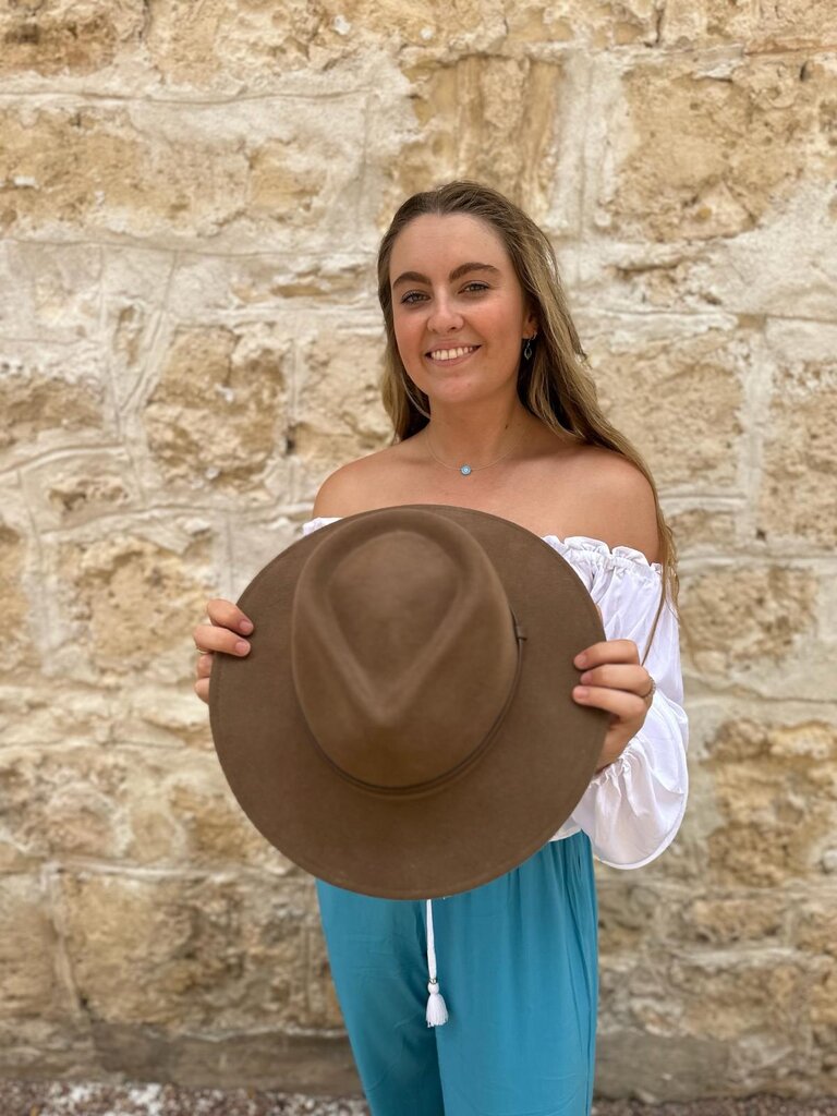 MICHA WOOL HAT TAN