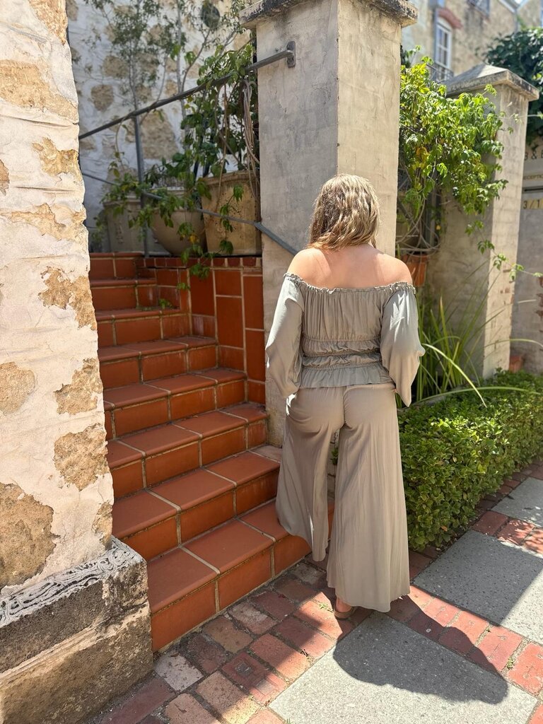 Naked Gypsy TIA WIDE LEG FOG PANTS