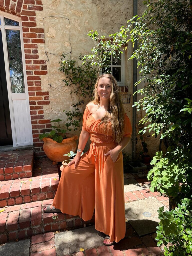 Naked Gypsy TIA WIDE LEG CINNAMON PANTS