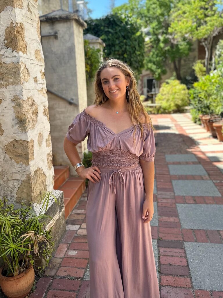 Naked Gypsy TIA WIDE LEG ELDERBERRY PANTS