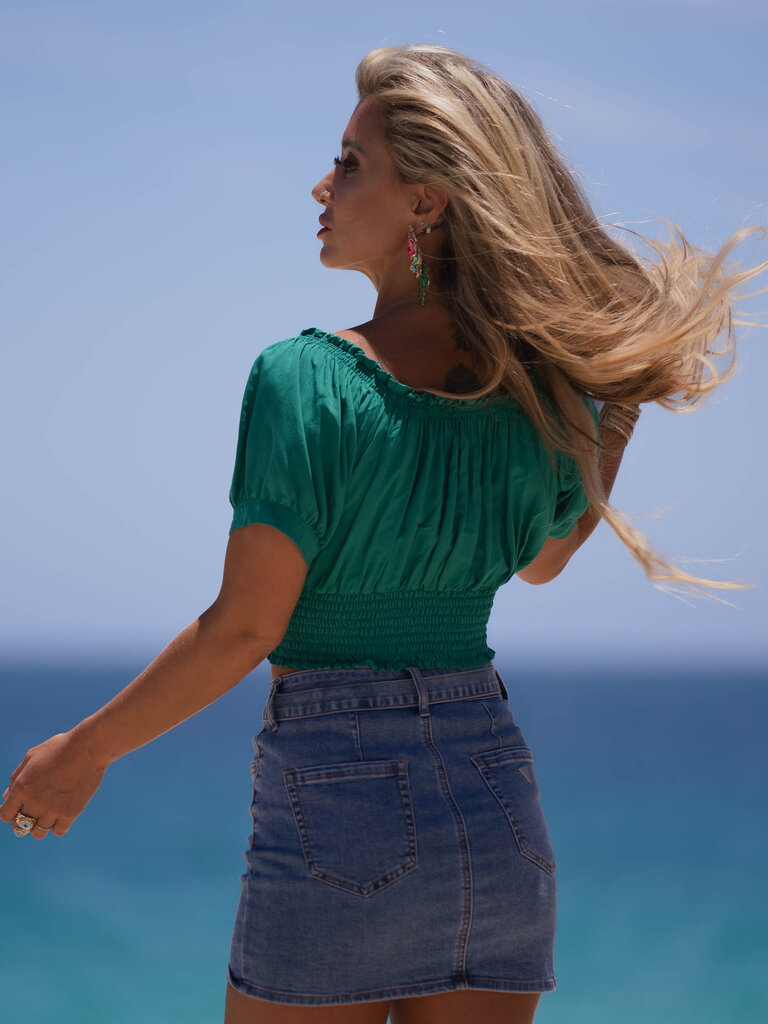 Honey & Stone Co AVA CROP JADE