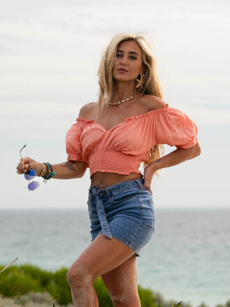 Honey & Stone Co AVA SUMMER PEACH CROP Honey & Stone Co AVA SUMMER PEACH CROP