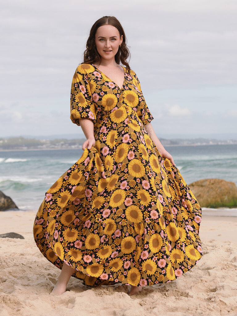 Honey & Stone Co VERA LUNA FLOWER MAXI
