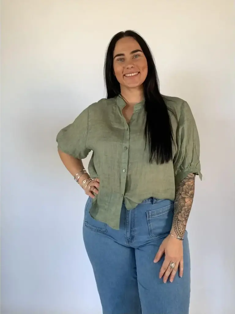 Worthier CLOVER SHIRT -  KHAKI