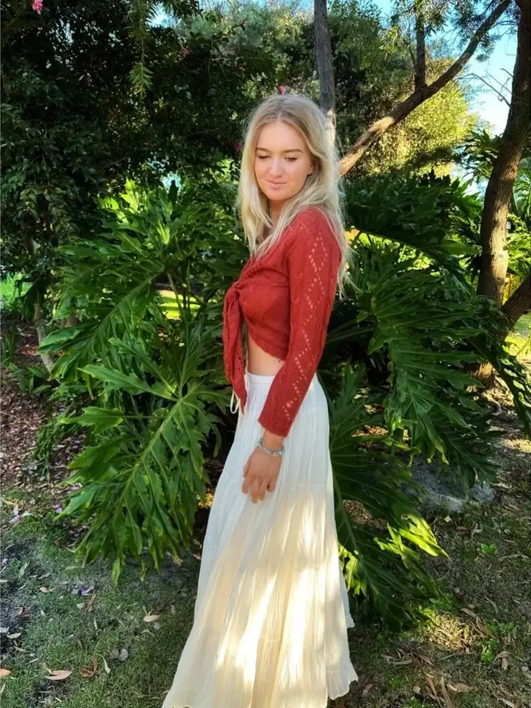 Naked Gypsy CABLE TIE RUST TOP