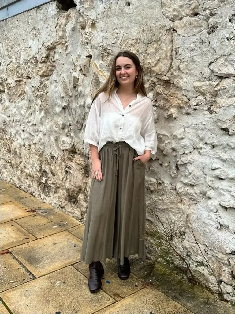 Iris Maxi ROSA KHAKI PANTS