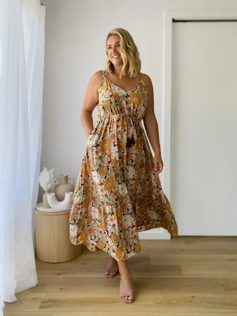 Honey & Stone Co NADIA SEPIA MAXI