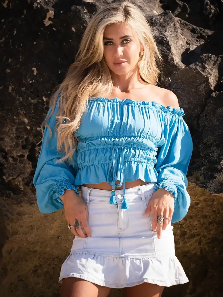 Honey & Stone Co MOLLY CARIBBEAN TOP