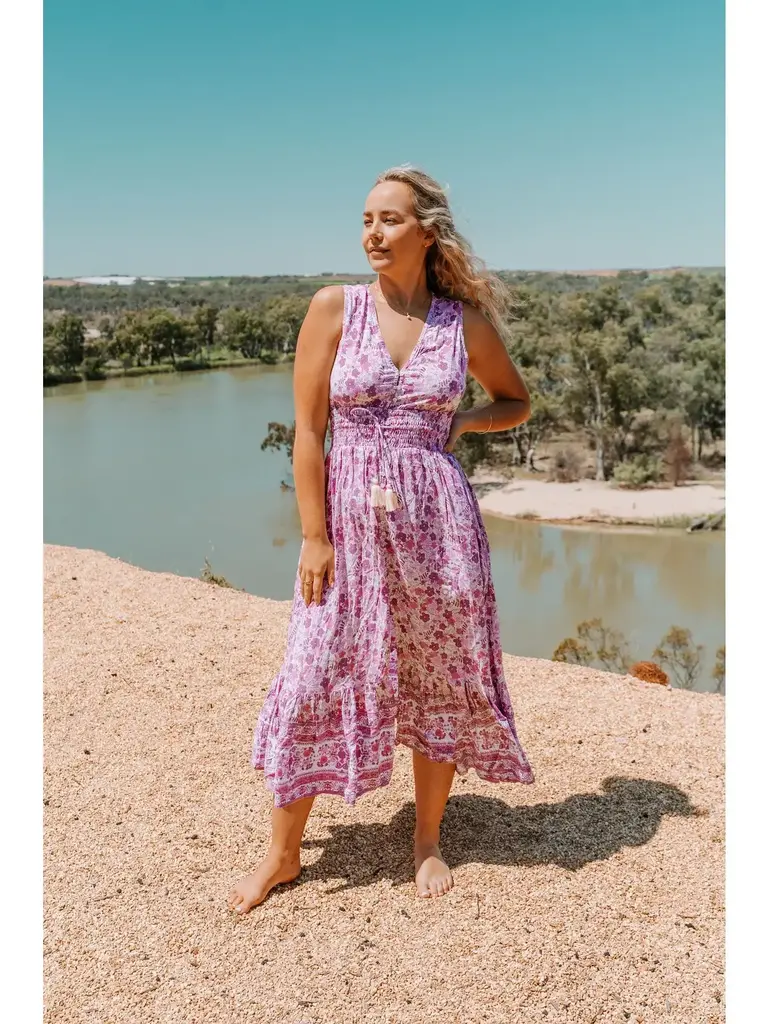 Honey & Stone Co JASMINE WILDBERRY MAXI