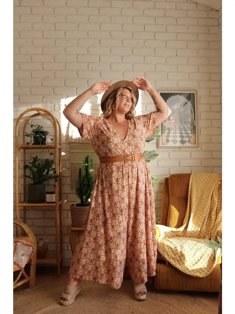 Honey & Stone Co HARLOW TWIGGY JUMPSUIT