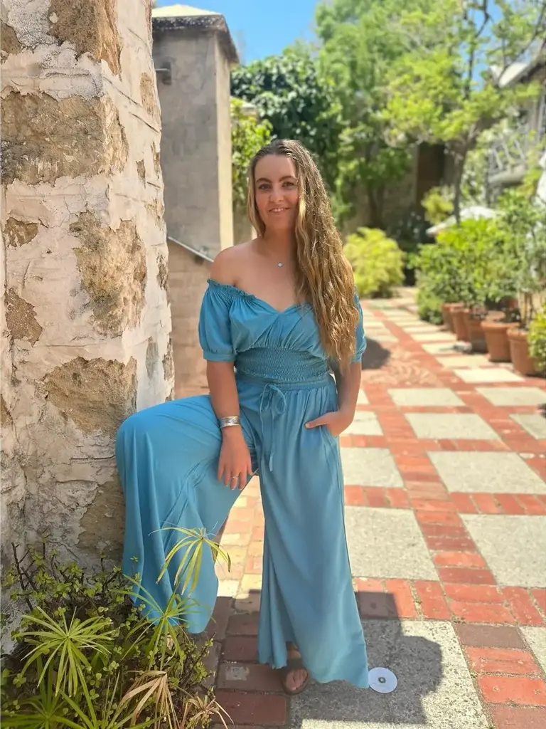 Naked Gypsy TIA WIDE LEG CARIBBEAN PANTS