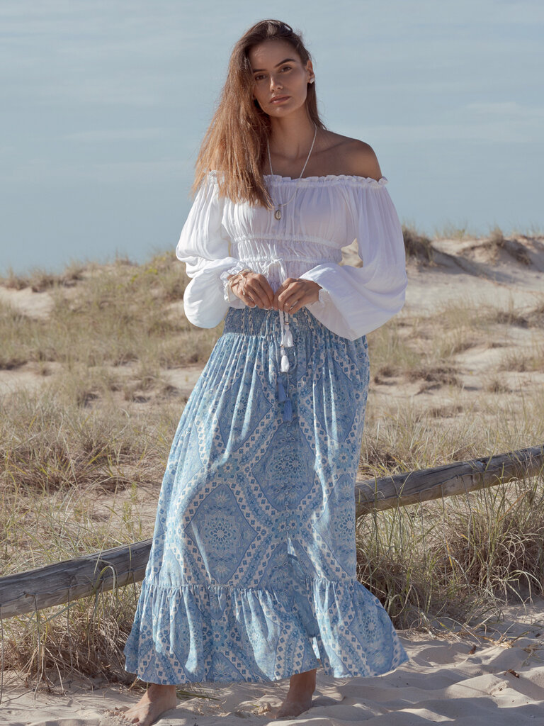 Honey & Stone Co NAOMI BONDI MAXI SKIRT
