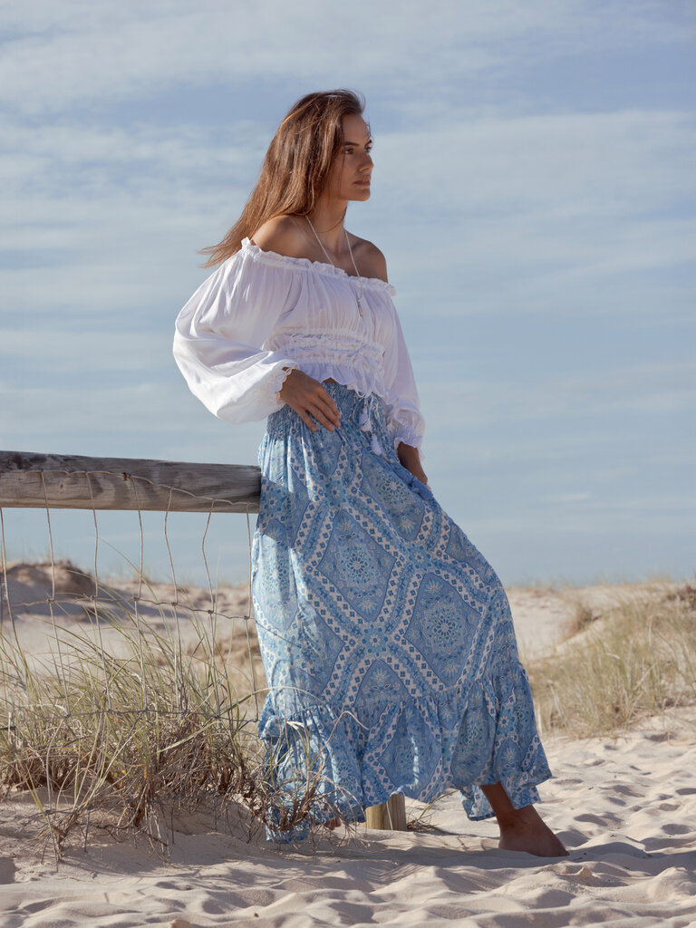 Honey & Stone Co NAOMI BONDI MAXI SKIRT