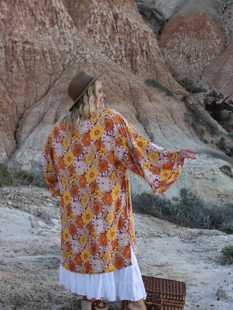 Honey & Stone Co KELLY MARIGOLD KIMONO