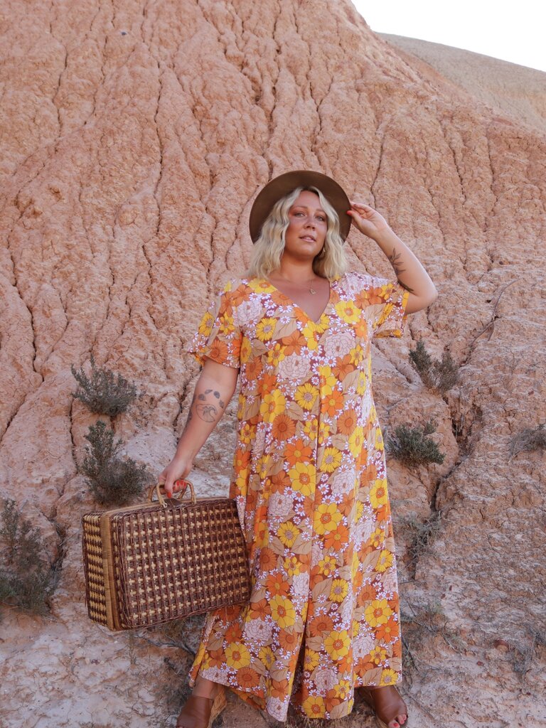 Honey & Stone Co HARLOW MARIGOLD JUMPSUIT