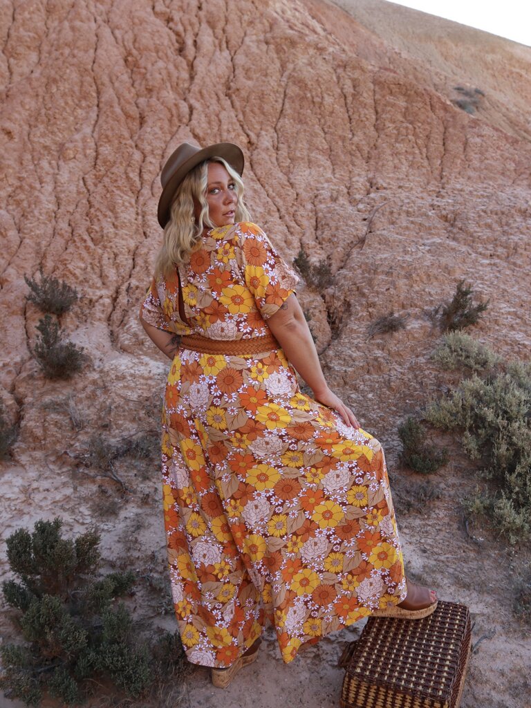 Honey & Stone Co HARLOW MARIGOLD JUMPSUIT