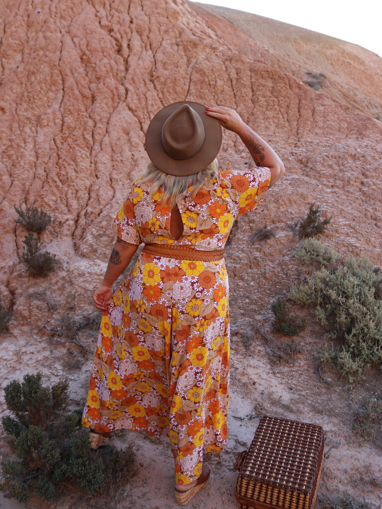 Honey & Stone Co HARLOW MARIGOLD JUMPSUIT