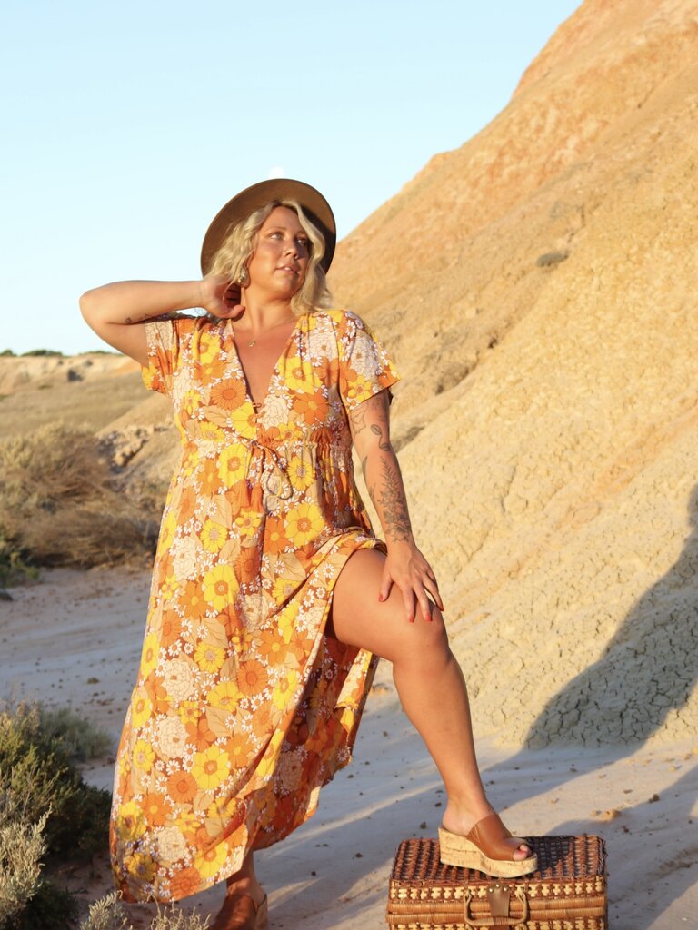 Honey & Stone Co RHIANNON MARIGOLD MAXI