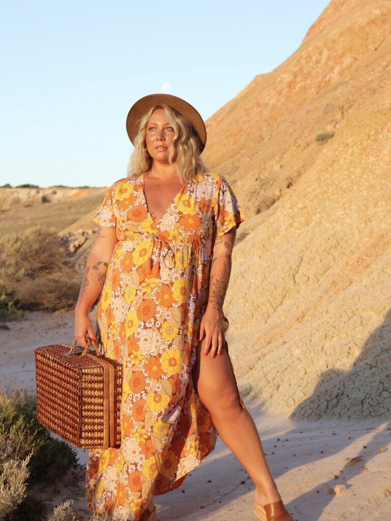 Honey & Stone Co RHIANNON MARIGOLD MAXI