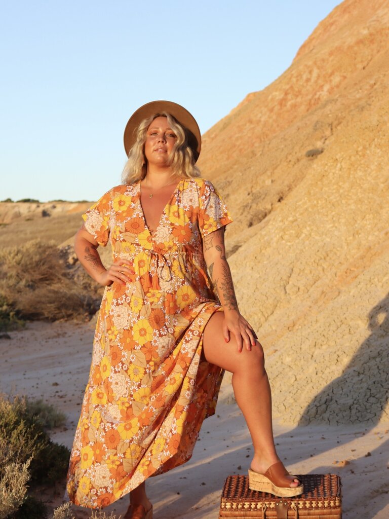 Honey & Stone Co RHIANNON MARIGOLD MAXI