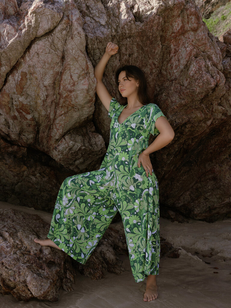 Honey & Stone Co HARLOW MOJITO JUMPSUIT