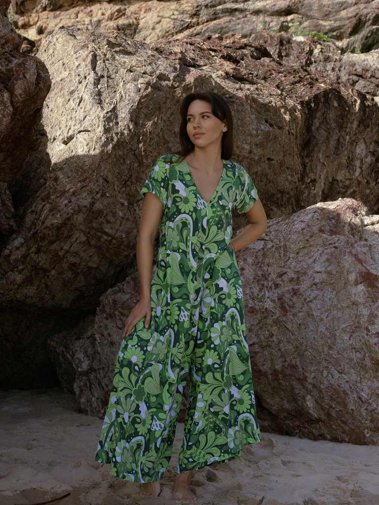 Honey & Stone Co HARLOW MOJITO JUMPSUIT