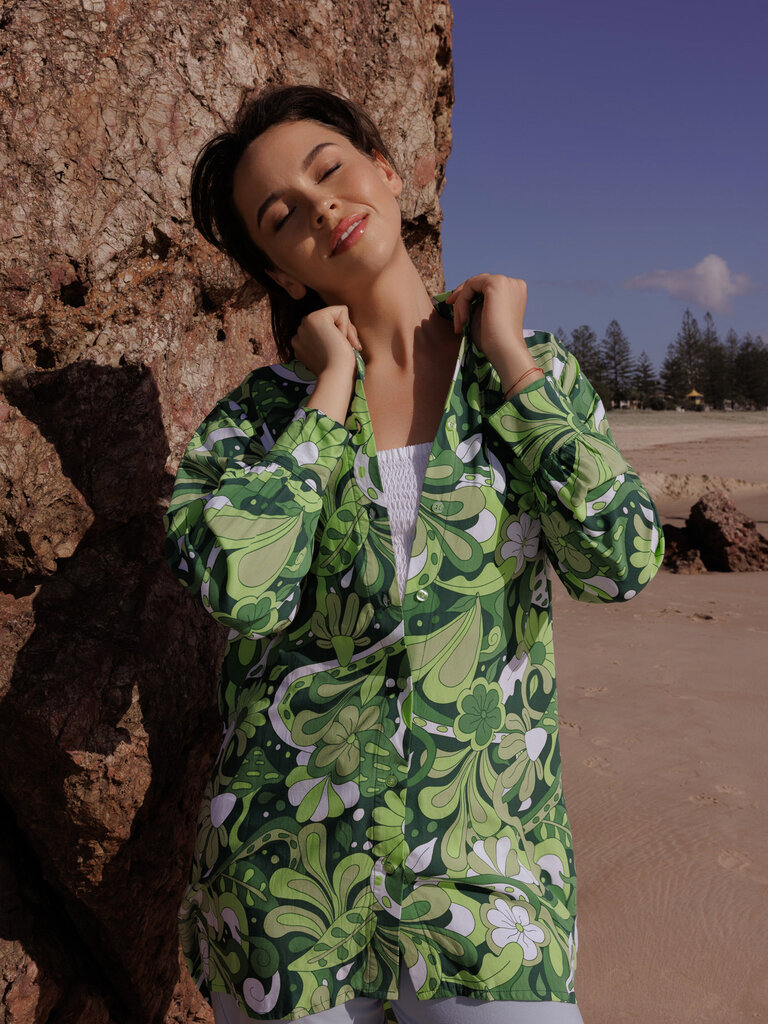 Honey & Stone Co BILLIE MOJITO SHIRT DRESS