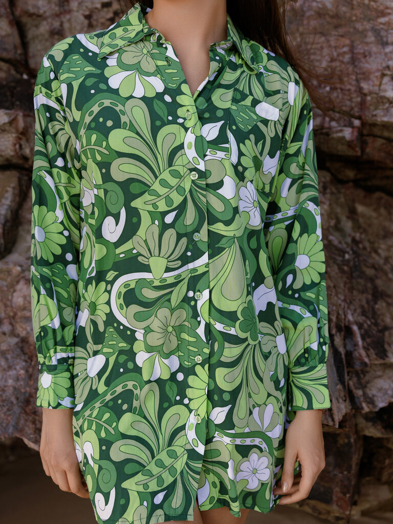 Honey & Stone Co BILLIE MOJITO SHIRT DRESS