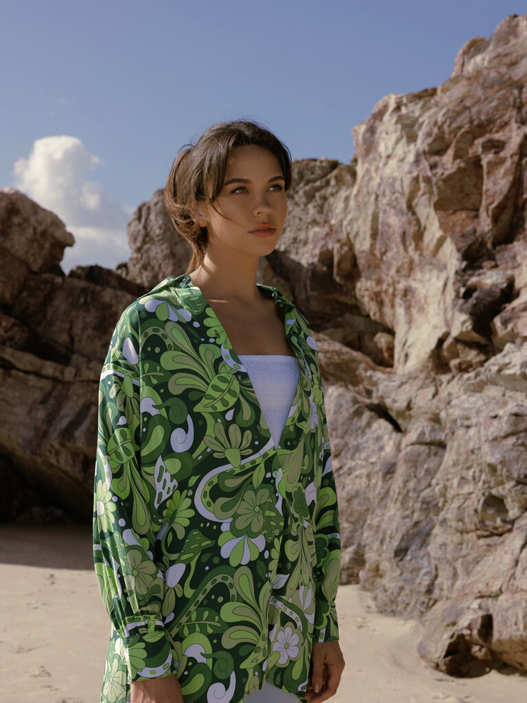 Honey & Stone Co BILLIE MOJITO SHIRT DRESS