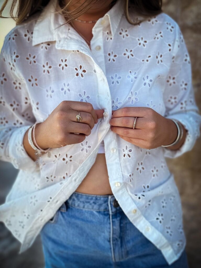 Moon Flower The Label SIYA WHITE SHIRT