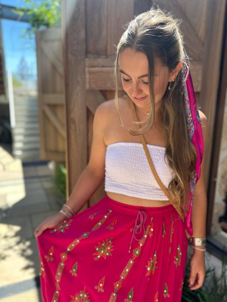 Naked Gypsy BANDEAU WHITE