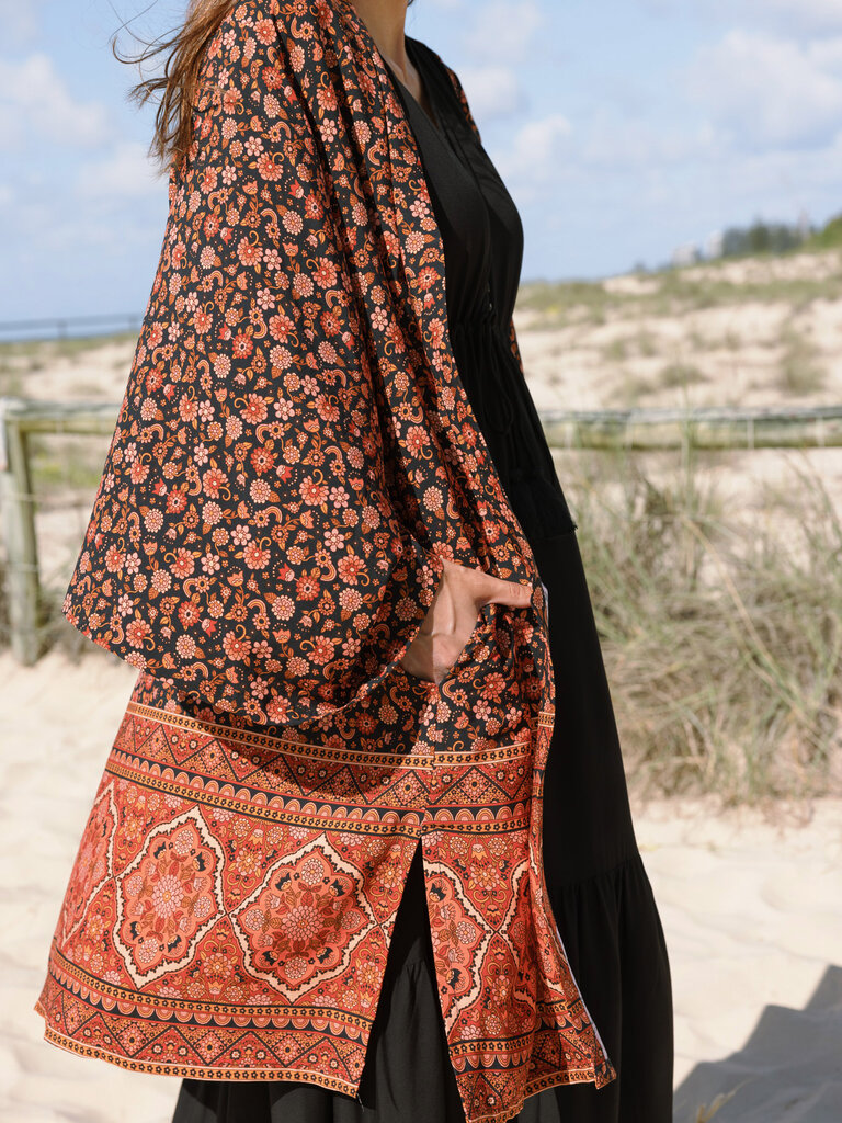 Honey & Stone Co KELLY DESERT BLOOM KIMONO