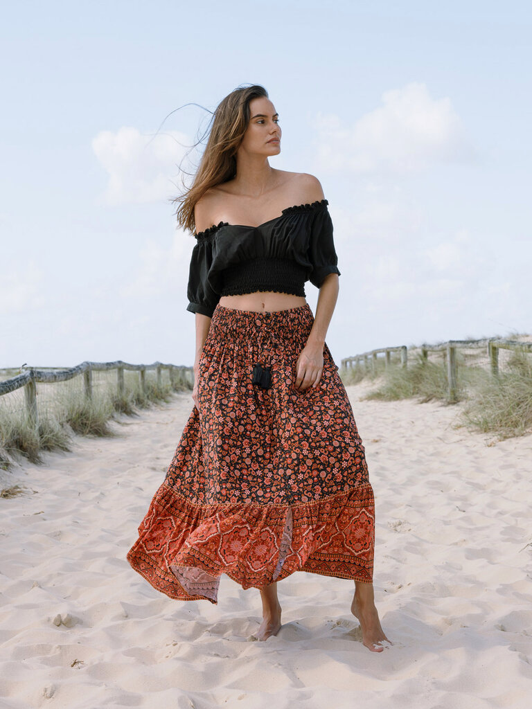 Honey & Stone Co AVA BLACK CROP