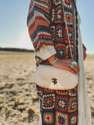Naked Gypsy ALEGRIA NATURAL LEATHER BAG Naked Gypsy ALEGRIA NATURAL LEATHER BAG