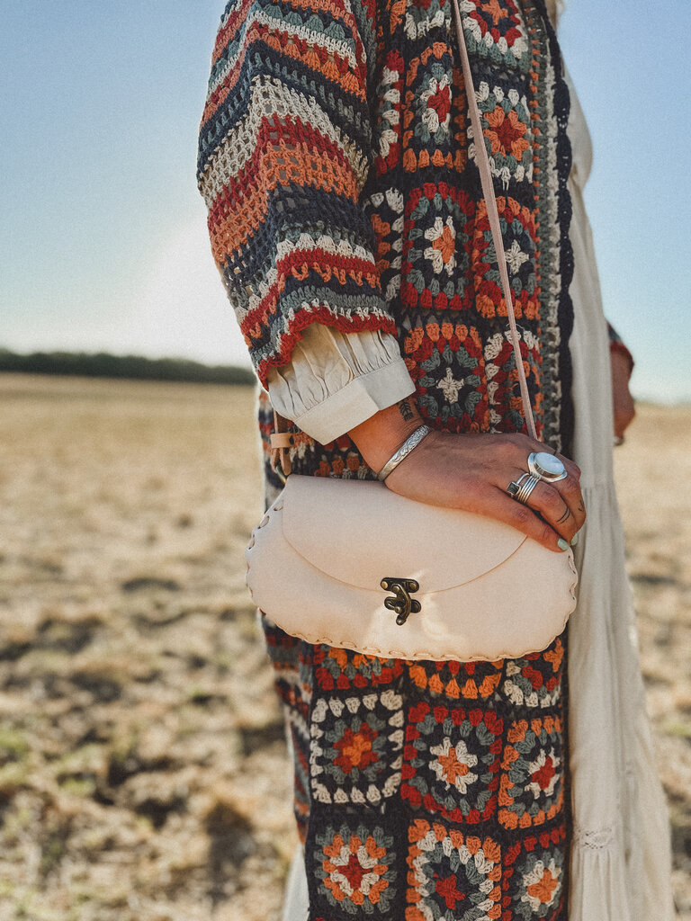 Naked Gypsy ALEGRIA NATURAL LEATHER BAG