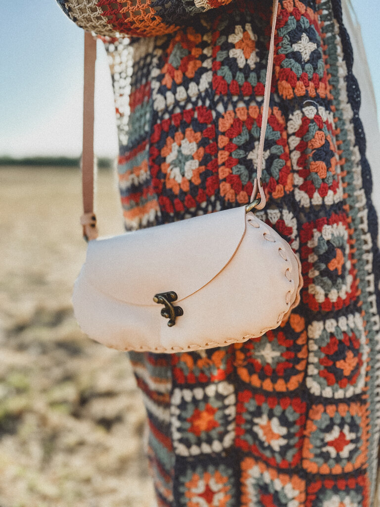 Naked Gypsy ALEGRIA NATURAL LEATHER BAG