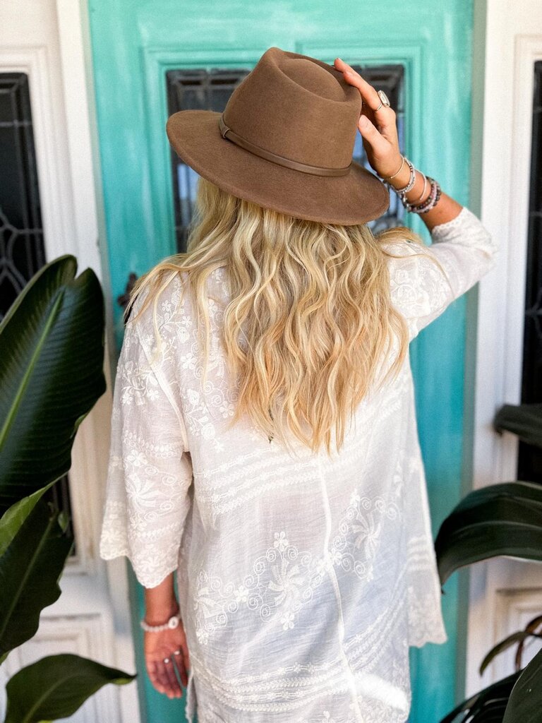 Naked Gypsy FLORA VINTAGE CREAM SHIRT