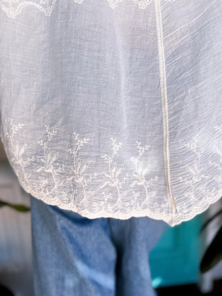 Naked Gypsy DOLLY SHIRT VINTAGE CREAM