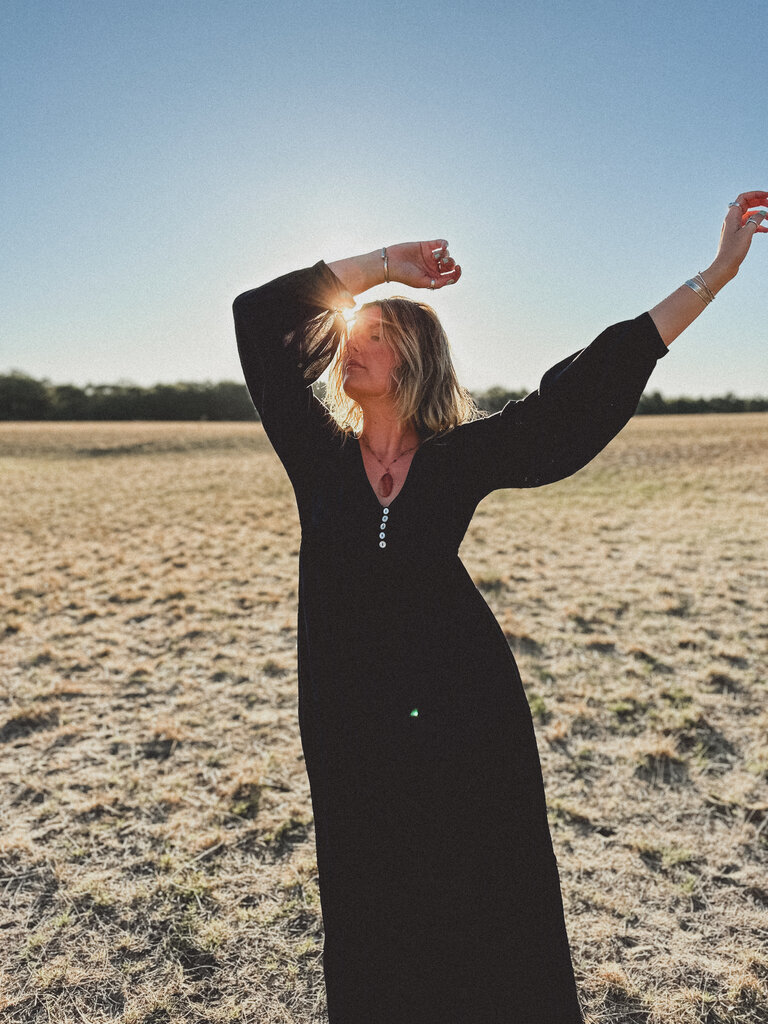 Moon Flower The Label GRACE BLACK MAXI